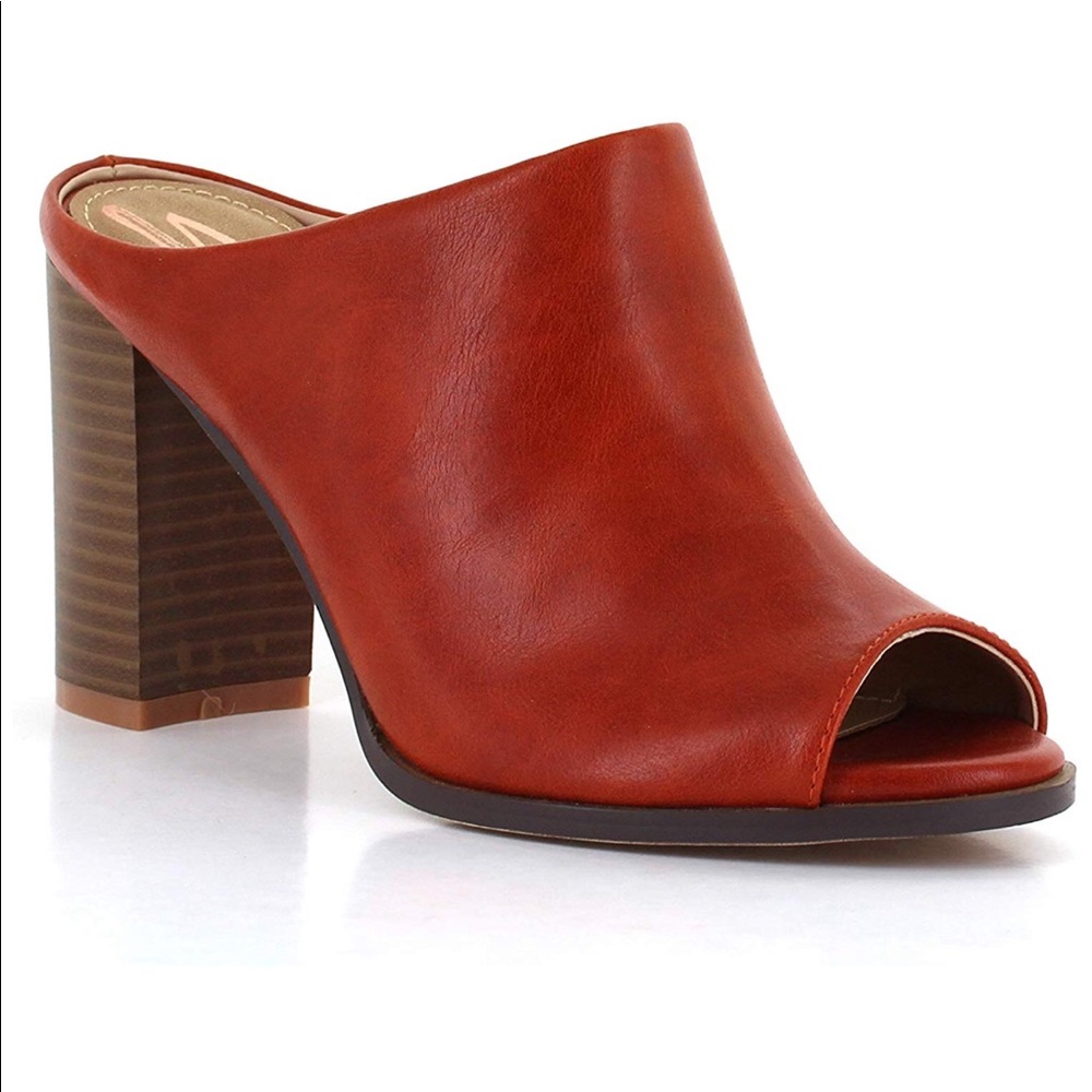 Women's Mexx Mule High-Heel Peep Toe Dress Sandal